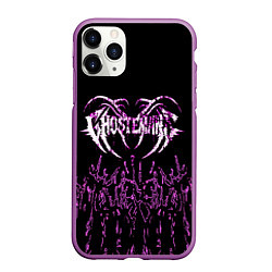 Чехол iPhone 11 Pro матовый GHOSTEMANE, цвет: 3D-фиолетовый