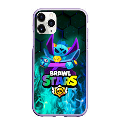 Чехол iPhone 11 Pro матовый Dark Lord Spike Brawl Stars, цвет: 3D-светло-сиреневый