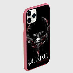 Чехол iPhone 11 Pro матовый Quake Champions, цвет: 3D-малиновый — фото 2