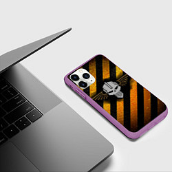 Чехол iPhone 11 Pro матовый Железные войны, цвет: 3D-фиолетовый — фото 2