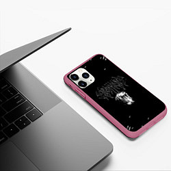 Чехол iPhone 11 Pro матовый GHOSTEMANE, цвет: 3D-малиновый — фото 2