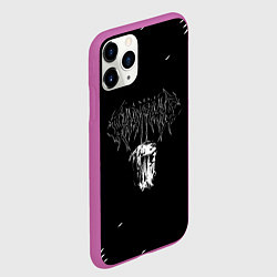 Чехол iPhone 11 Pro матовый GHOSTEMANE, цвет: 3D-фиолетовый — фото 2
