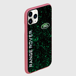 Чехол iPhone 11 Pro матовый LAND ROVER, цвет: 3D-малиновый — фото 2