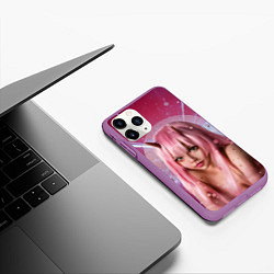 Чехол iPhone 11 Pro матовый Zero Two, цвет: 3D-фиолетовый — фото 2