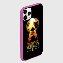 Чехол iPhone 11 Pro матовый LITTLE NIGHTMARES 2, цвет: 3D-фиолетовый — фото 2