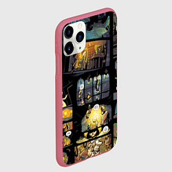 Чехол iPhone 11 Pro матовый LITTLE NIGHTMARES, цвет: 3D-малиновый — фото 2