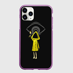 Чехол iPhone 11 Pro матовый Little Nightmares 2, цвет: 3D-фиолетовый