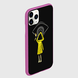Чехол iPhone 11 Pro матовый Little Nightmares 2, цвет: 3D-фиолетовый — фото 2
