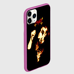 Чехол iPhone 11 Pro матовый Mayhem, цвет: 3D-фиолетовый — фото 2