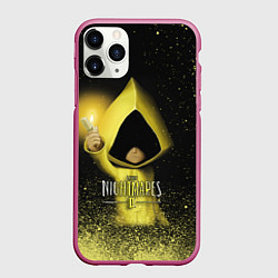 Чехол iPhone 11 Pro матовый Little Nightmares 2, цвет: 3D-малиновый