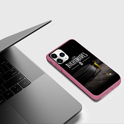 Чехол iPhone 11 Pro матовый Little Nightmares 2 Шестая, цвет: 3D-малиновый — фото 2