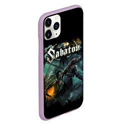 Чехол iPhone 11 Pro матовый SABATON, цвет: 3D-сиреневый — фото 2