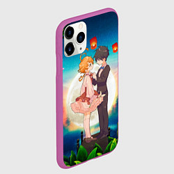Чехол iPhone 11 Pro матовый Обещанный Неверленд, цвет: 3D-фиолетовый — фото 2