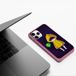 Чехол iPhone 11 Pro матовый Little Nightmares Шестая, цвет: 3D-малиновый — фото 2