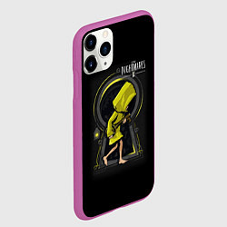 Чехол iPhone 11 Pro матовый Little Nightmares 2 замок, цвет: 3D-фиолетовый — фото 2