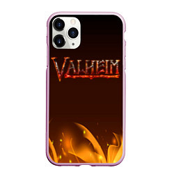 Чехол iPhone 11 Pro матовый Valheim: Вальхейм выживание, цвет: 3D-розовый