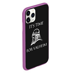 Чехол iPhone 11 Pro матовый Its time for Valheim, цвет: 3D-фиолетовый — фото 2