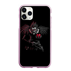 Чехол iPhone 11 Pro матовый Death Note, цвет: 3D-розовый