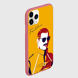 Чехол iPhone 11 Pro матовый QUEEN FREDDY, цвет: 3D-малиновый — фото 2