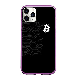 Чехол iPhone 11 Pro матовый БИТКОИН BITCOIN