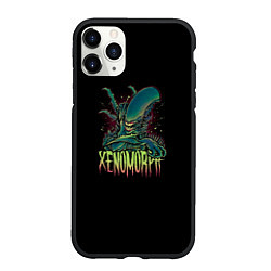 Чехол iPhone 11 Pro матовый XENOMORPH