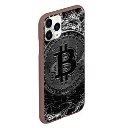 Чехол iPhone 11 Pro матовый БИТКОИН BITCOIN, цвет: 3D-коричневый — фото 2