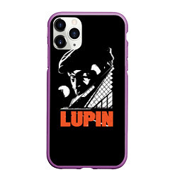 Чехол iPhone 11 Pro матовый Lupin - Сериал Люпен, цвет: 3D-фиолетовый