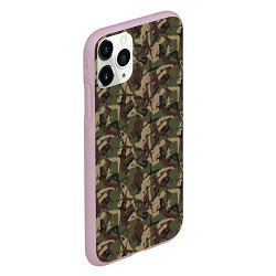 Чехол iPhone 11 Pro матовый Йога, цвет: 3D-розовый — фото 2