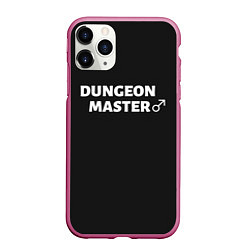 Чехол iPhone 11 Pro матовый Dungeon Master, цвет: 3D-малиновый