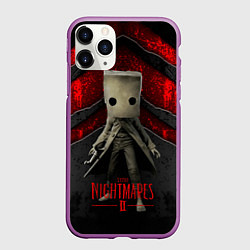 Чехол iPhone 11 Pro матовый Little Nightmares 2, цвет: 3D-фиолетовый