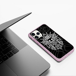 Чехол iPhone 11 Pro матовый HOLLOW KNIGHT ХОЛЛОУ НАЙТ, цвет: 3D-розовый — фото 2