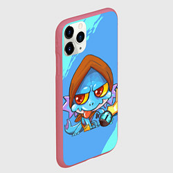 Чехол iPhone 11 Pro матовый Сларк Dota 2, цвет: 3D-малиновый — фото 2