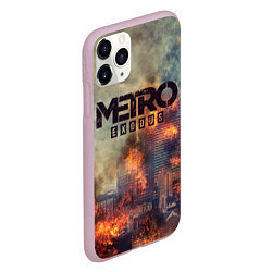 Чехол iPhone 11 Pro матовый Metro Exodus, цвет: 3D-розовый — фото 2