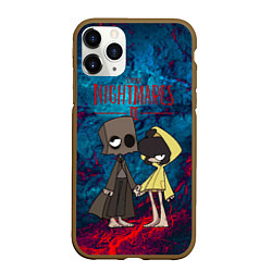 Чехол iPhone 11 Pro матовый Little Nightmares 2, цвет: 3D-коричневый