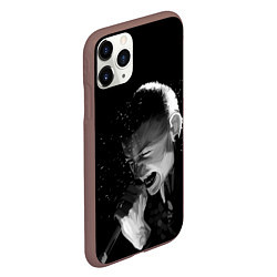 Чехол iPhone 11 Pro матовый LINKIN PARK, цвет: 3D-коричневый — фото 2