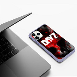 Чехол iPhone 11 Pro матовый DAYZ BLOOD ДЕЙЗИ КРОВЬ Z, цвет: 3D-светло-сиреневый — фото 2