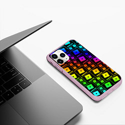 Чехол iPhone 11 Pro матовый ROBLOX, цвет: 3D-розовый — фото 2