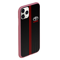 Чехол iPhone 11 Pro матовый TOYOTA PASSION FOR LIFE, цвет: 3D-малиновый — фото 2