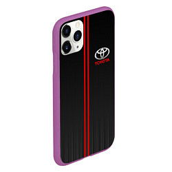 Чехол iPhone 11 Pro матовый TOYOTA PASSION FOR LIFE, цвет: 3D-фиолетовый — фото 2