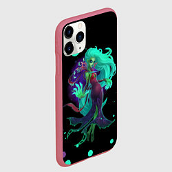 Чехол iPhone 11 Pro матовый Death prophet Dota 2, цвет: 3D-малиновый — фото 2