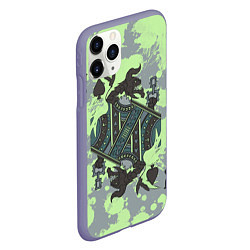 Чехол iPhone 11 Pro матовый Визаж Dota 2, цвет: 3D-серый — фото 2