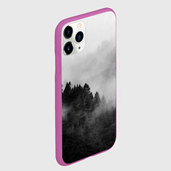 Чехол iPhone 11 Pro матовый Природа - Лес, цвет: 3D-фиолетовый — фото 2