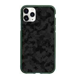 Чехол iPhone 11 Pro матовый СПЕЦ КАМУФЛЯЖ, цвет: 3D-темно-зеленый