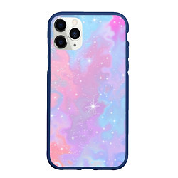 Чехол iPhone 11 Pro матовый Просто космос, цвет: 3D-тёмно-синий