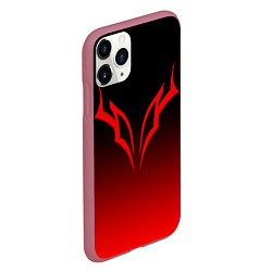 Чехол iPhone 11 Pro матовый BERSERK БЕРСЕРК, цвет: 3D-малиновый — фото 2