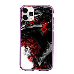 Чехол iPhone 11 Pro матовый BERSERK БЕРСЕРК, цвет: 3D-фиолетовый