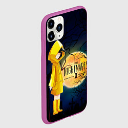 Чехол iPhone 11 Pro матовый Little Nightmares 2, цвет: 3D-фиолетовый — фото 2