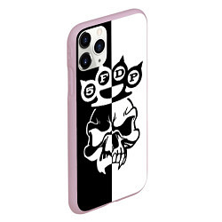 Чехол iPhone 11 Pro матовый Five Finger Death Punch 6, цвет: 3D-розовый — фото 2