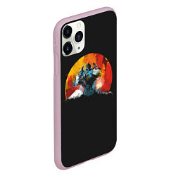 Чехол iPhone 11 Pro матовый Pacific Rim, цвет: 3D-розовый — фото 2