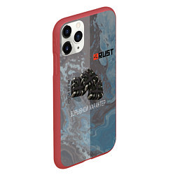Чехол iPhone 11 Pro матовый Rust Взрыв С4 Раст, цвет: 3D-красный — фото 2